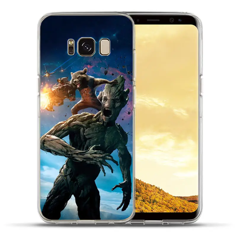 Для samsung Galaxy S8 S9 Plus S6 S7 Edge Note 8 роскошный чехол с героями Marvel, Мстители, силиконовый чехол, Coque Capinha Etui