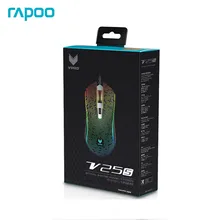 Souris de jeu RGB originale Rapoo V25S souris filaire souris de bureau avec 7000DPI pour souris Gamer PUBG Overwatch LOL(China)