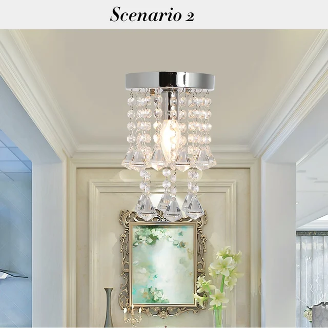 Buy LED Crystal Glass Ceiling Light Chandelier Lamp
