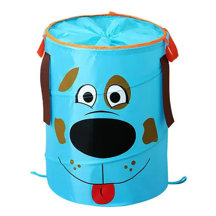 1 шт. мультяшная супер милая грязная корзина для одежды складная детская корзина для хранения игрушек большая корзина для хранения белья Нетканая ткань сумка - Цвет: 014