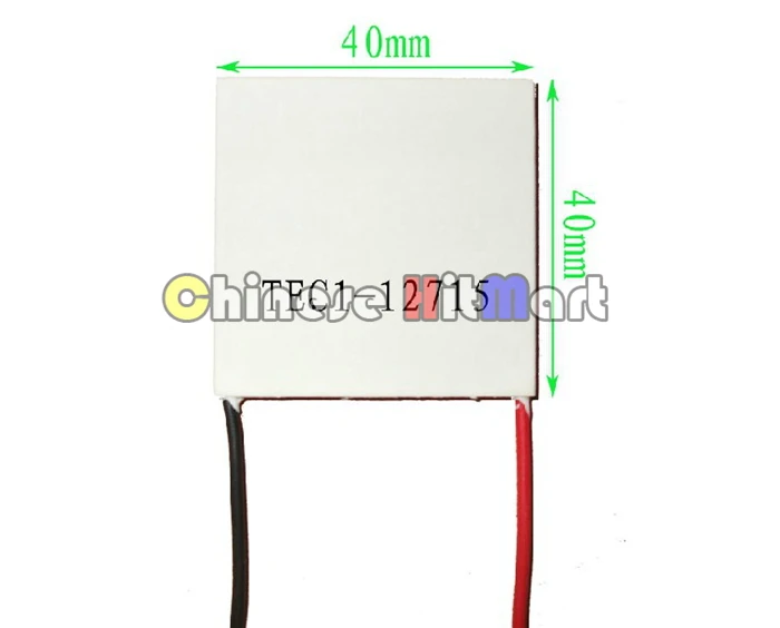 HoBiMart 1 шт. TEC1-12715 15,4 в 136,8 Вт Термоэлектрический охладитель пластина Пельтье Многоуровневое охлаждение# J154-2