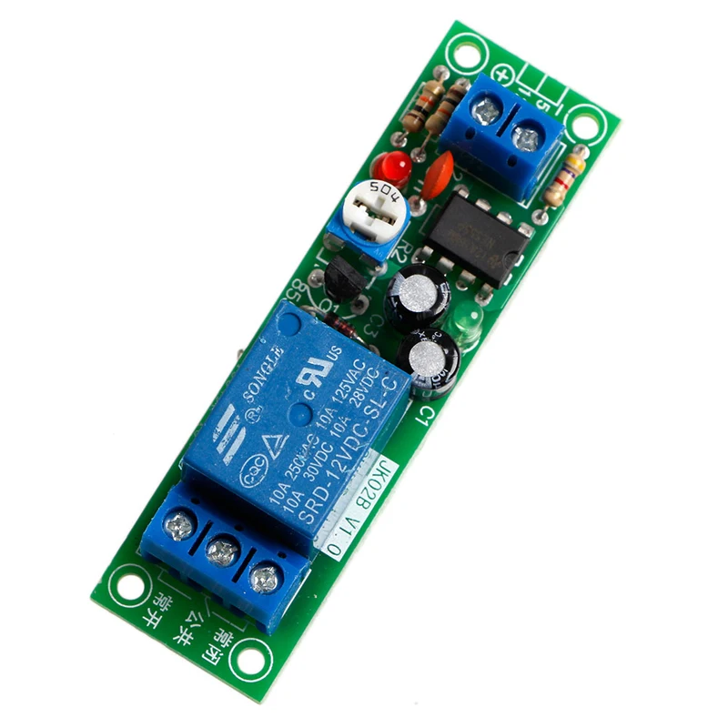 

5/12V 0-60 Seconds Timer Switch JK02B DC Adjustable Delay Input Relay Module