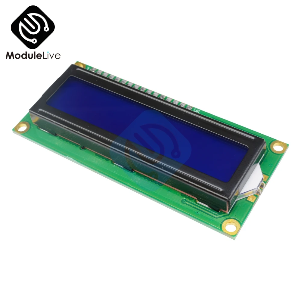 Модуль ЖК дисплея IIC/I2C 1602 дисплей с голубой и Желтой подсветкой 5 В для Arduino UNO R3