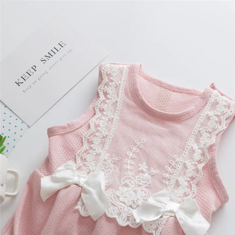 Одежда для малышей; летняя дизайнерская детская одежда для новорожденных; кружевное платье для девочек; комбинезон для младенцев; цельный комбинезон с бантом; 4JJ