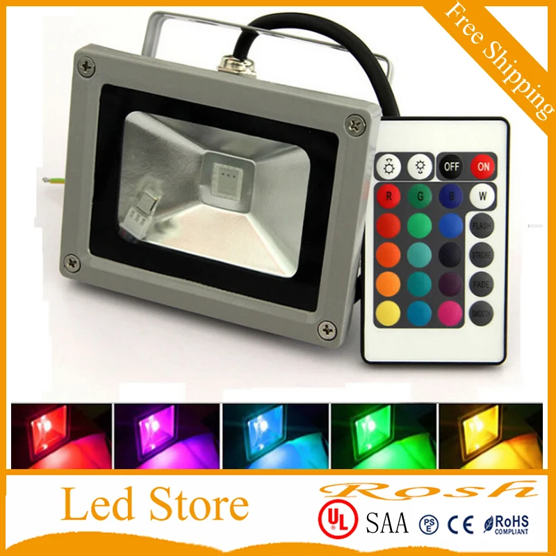 Wholesale outdoor RGB led flood light 10W 20W 30W 50W 100W floodlight