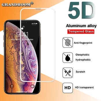 

1000pcs 5D Curved Tempered Glass Full Cover For iPhone 11 Pro Max XS XR X 8 7 6 6S Plus Protective Anti-Scratch Screen Protector