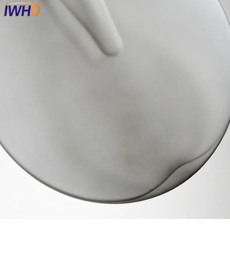 Iwhd Цвет Творческий Настольный теннис Bat Droplight современный LED подвесные светильники для Обеденная подвесной светильник дома Освещение