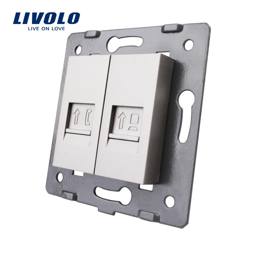 

Manufacture Livolo,Wall Socket Accessory, module of Telephone and data internet Socket / Outlet