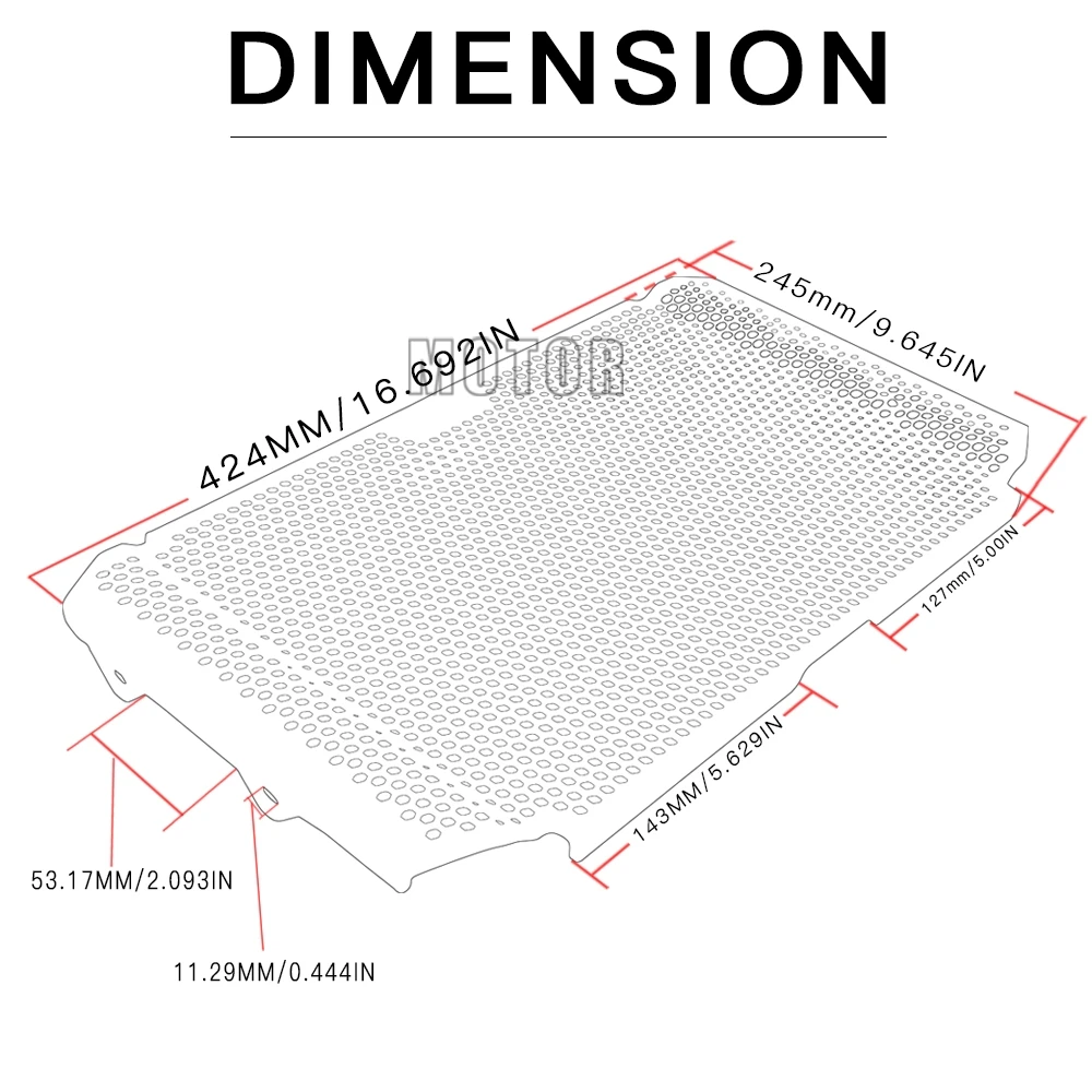 For Yamaha MT-09/MT-09 SP- MT09 MT 09 Motorcycle Accessories Motorbike Radiator Grille Grill Guard Protector Cover