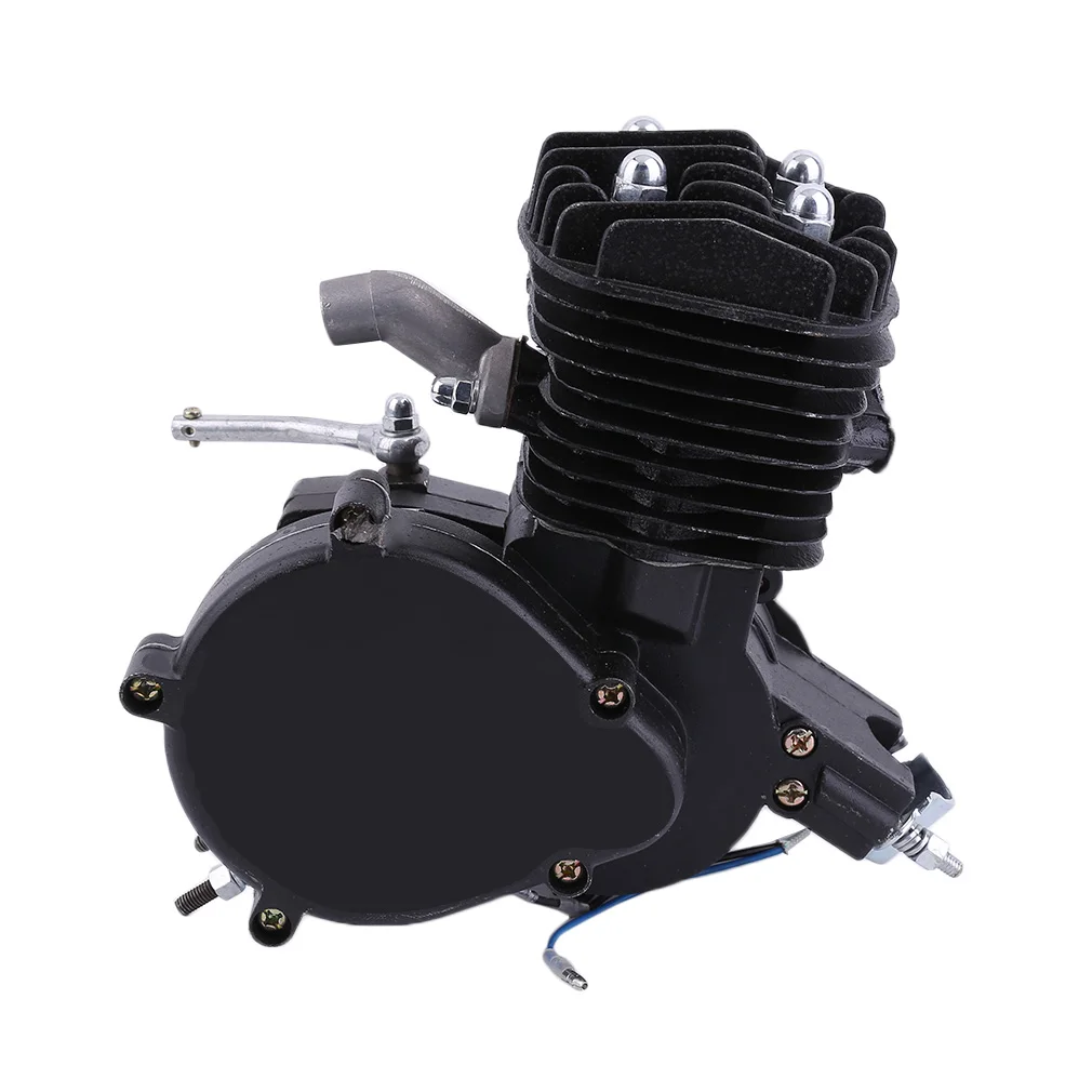 Promoción exquisito 2 tiempos 80cc Ciclo del Motor de Gas perfecto para bicicletas motorizadas ciclo bicicletas negro