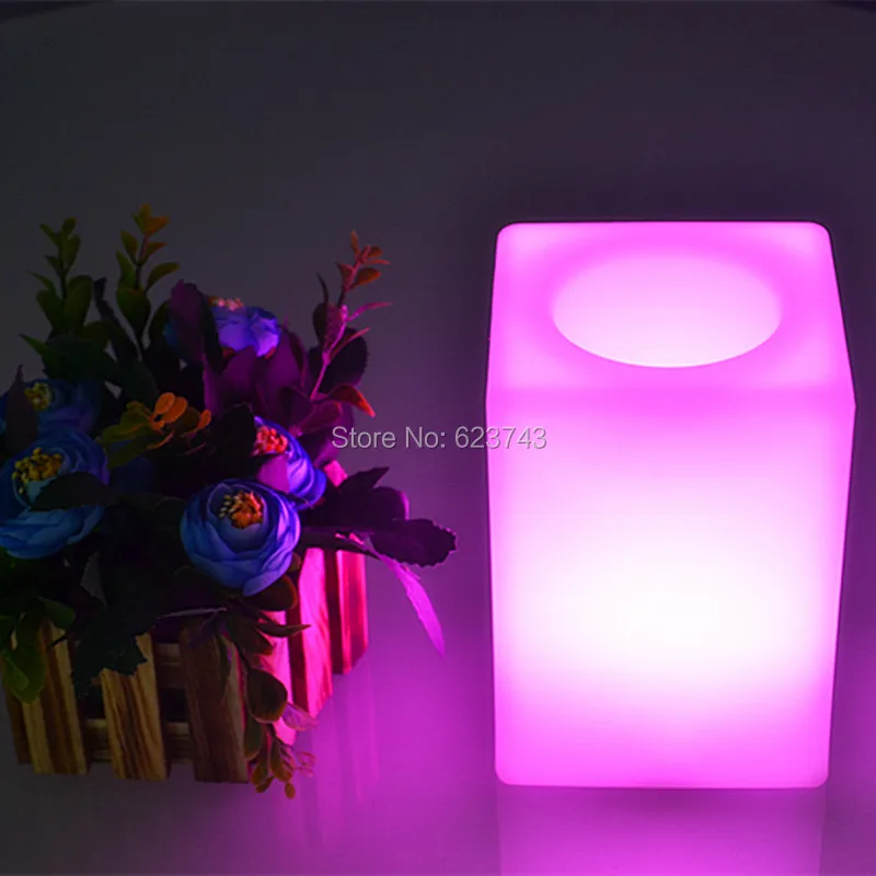 

4pcs/lot Color changing rechargeable Touch control PE 10CM Cube led night light of luminaria table lamp for baby children sleep