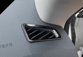 

For Skoda Kodiaq 2016 2017 2018 Front Upper Side Air Conditioning Outlet Air Vent Sticker Trim Trims car styling