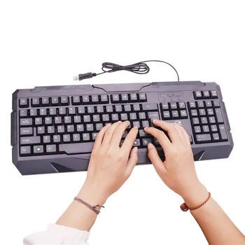 

1 pcs Waterproof Keyboards USB Line length 1.5 meters Computer Office Game Household Multi-function computer keyboard