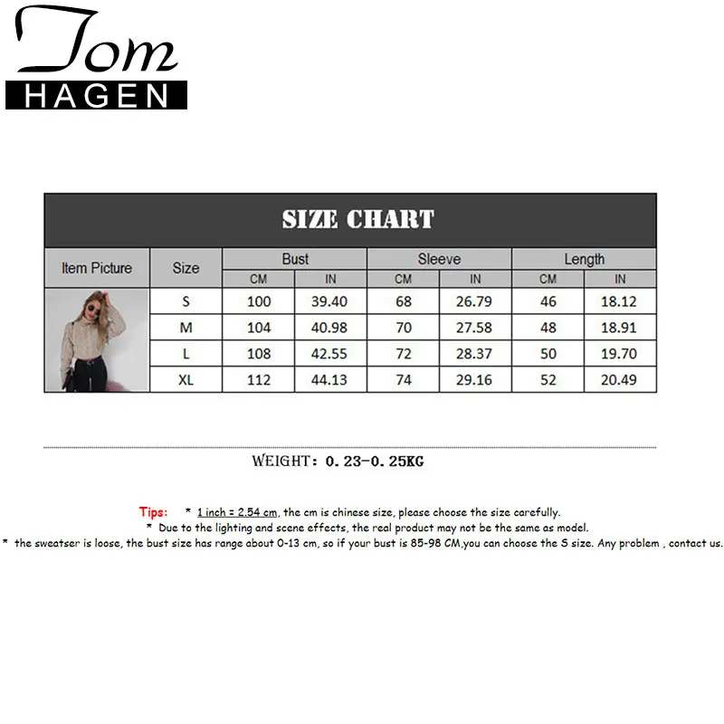 Lady Hagen Size Chart