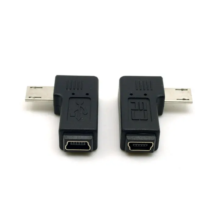Удлинитель Micro USB 9 мм 90 градусов левый и правый угловой 3. 0 5 контактный переходник