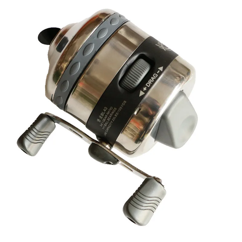 

SEWS-SHUANGYU RAMPART Large Shot Fish Wheel Double Fish Fortress Built-In Line Closed Compound Bow Archery Casting Reel Fishin