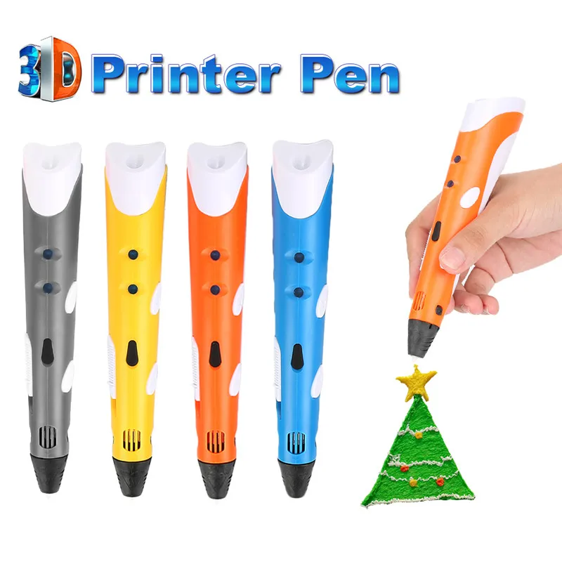 

3D Printing Pen 12V 3D Pen Pencil 3D Drawing Pen Free ABS Filament For Kid Child Education Hobbies Toy Best Gift
