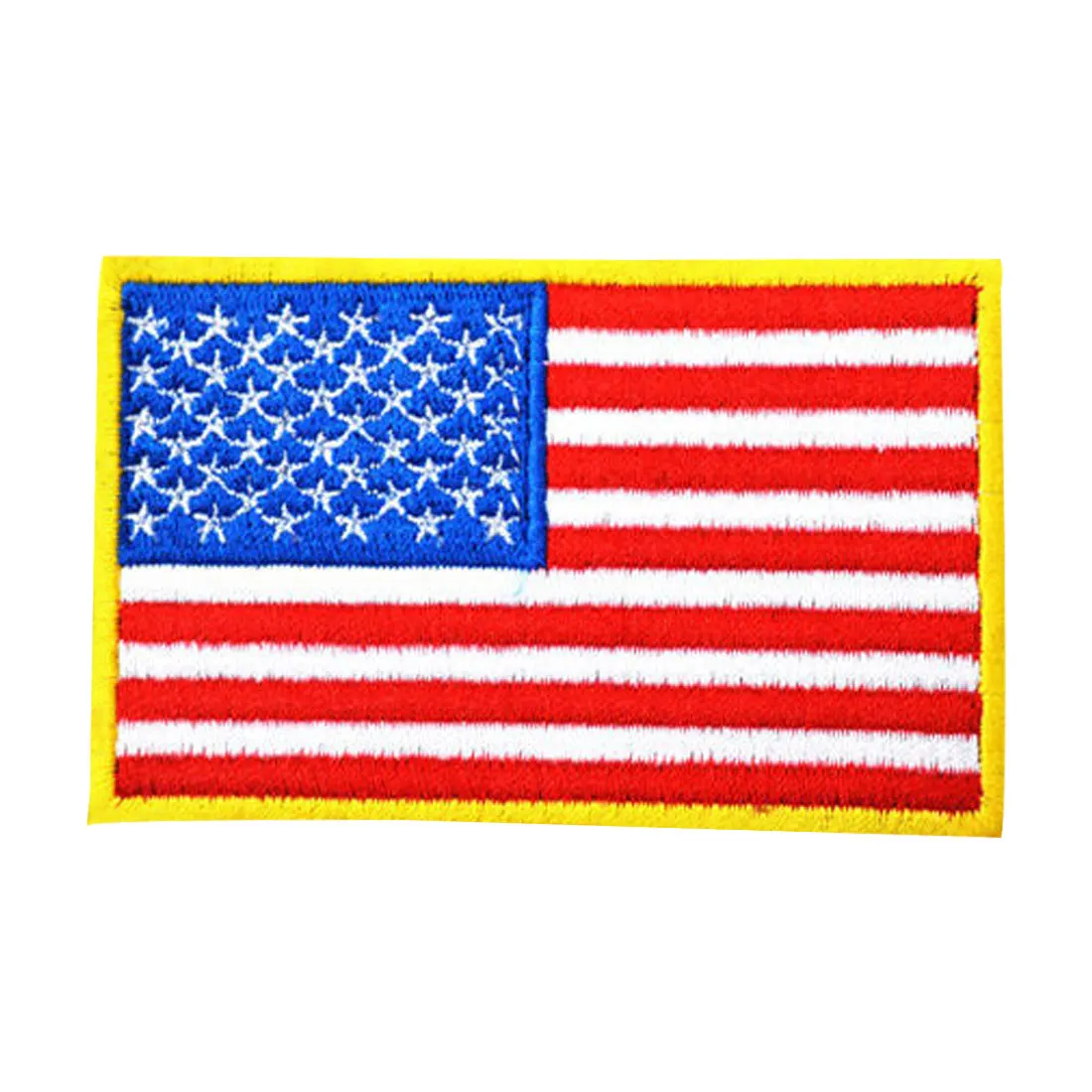 Вышитая нить нашивка с американским флагом патриотическая Военная тактика США Нашивка приклеивается или пришивается к любой одежде - Цвет: 2