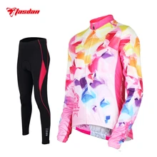 Tasdan Anti UV Racing Team Sports Wear MTB Road Bicycle Bike Jersey Cycling Clothing Women Cycling Jersey Sets S-3XL
