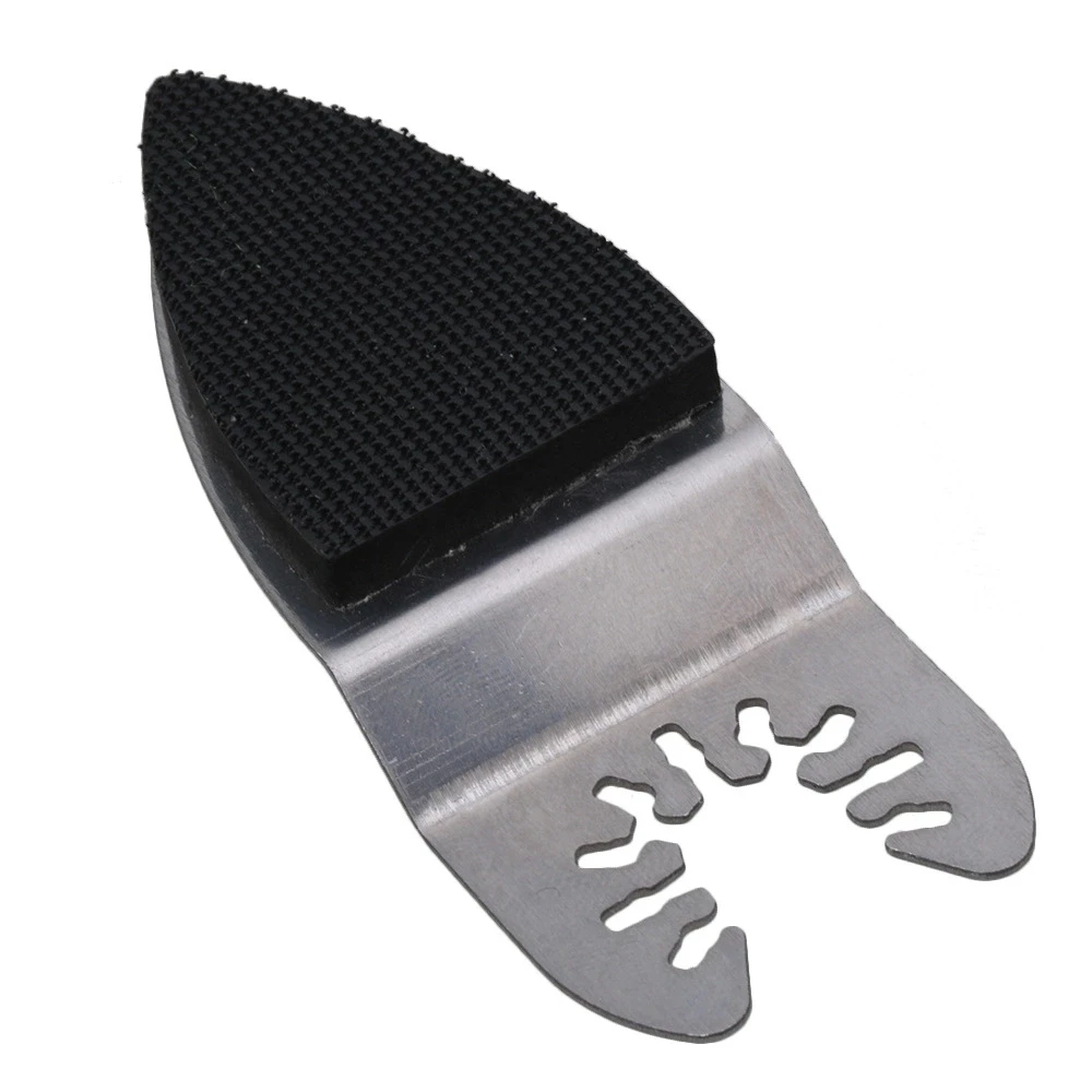 

32mm Sliver Stainless Steel Quick Release Oscillating MultiTool Finger Sanding Pad Multifunction Tools