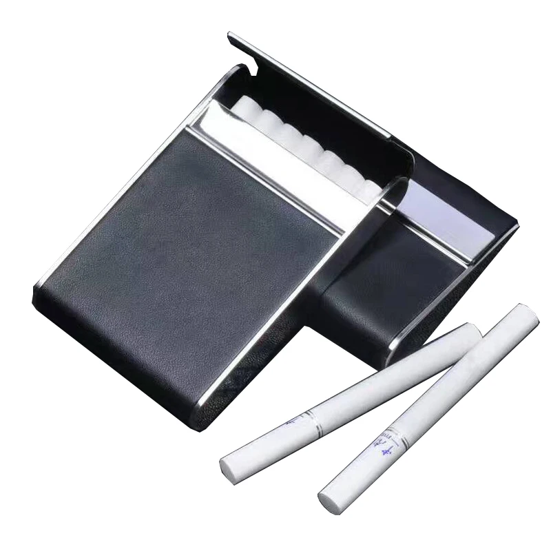 

PU Cigarette Box Cigarette Card Case Men and Women Gift Business Card Credit Card Holder Storage Box Smoking Accessories