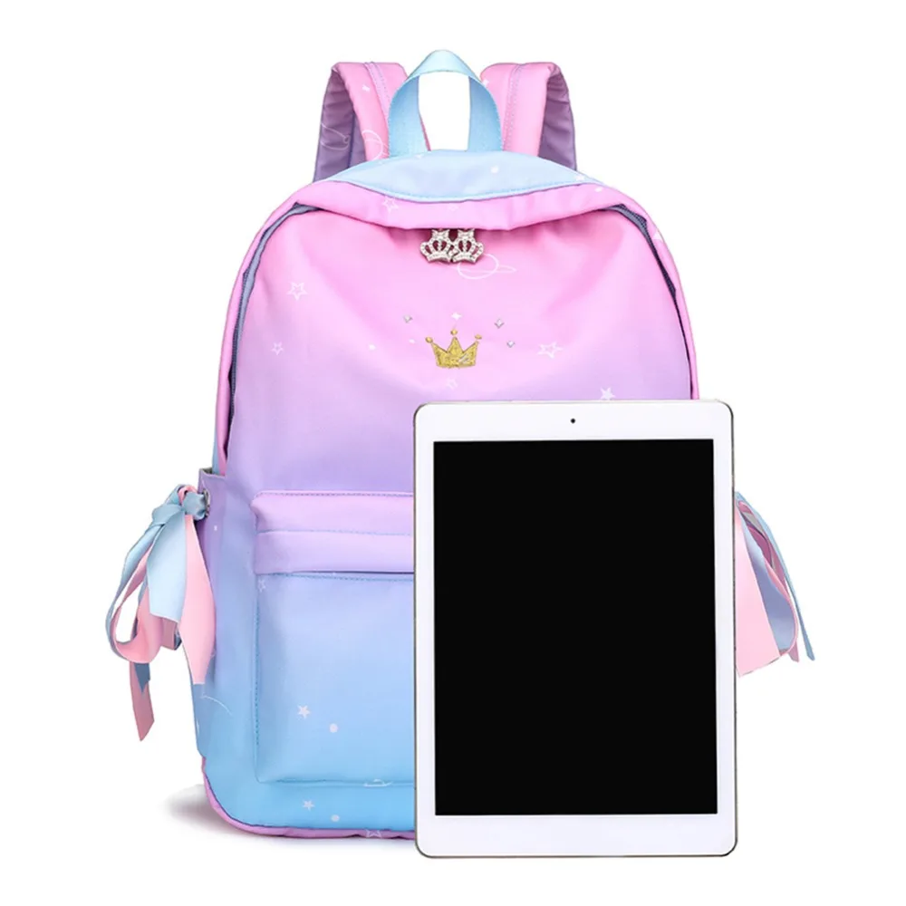 De moda adolescente Mochila chica de Nylon de la cremallera de hombro mochilas escolares de las mujeres ocasionales de gran capacidad de viaje Mochila femenina De moda adolescente Mochila chica de Nylon de la cremallera de hombro mochilas escolares de las mujeres ocasionales de gran capacidad de viaje Mochila femenina