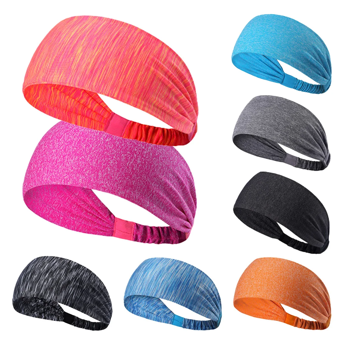Fashion Women Girls Wide Yoga Headband bandeau cheveux femme Knotted