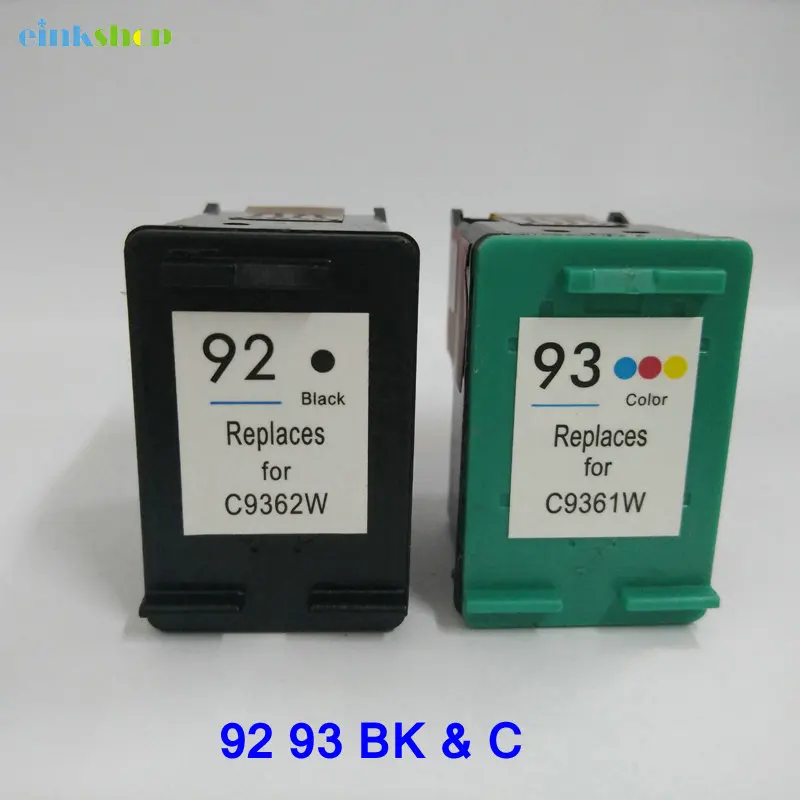Einkshop compatible ink cartridge replacement for hp 92 93 for Photosmart C3140 C3100 C3150
