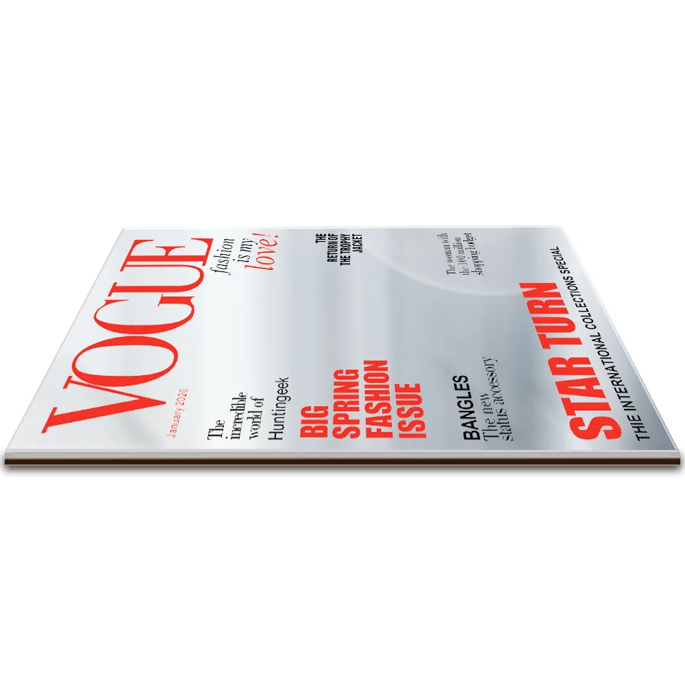 Обложка для журнала Man of the Year Vogue модель Зеркала журналов с изображением
