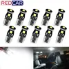 10Pcs T10 Led Canbus W5W Led Bulbs 168 194 6000K White Signal Lamp Dome Reading License Plate Light Car Interior Lights Auto 12V ► Photo 1/6