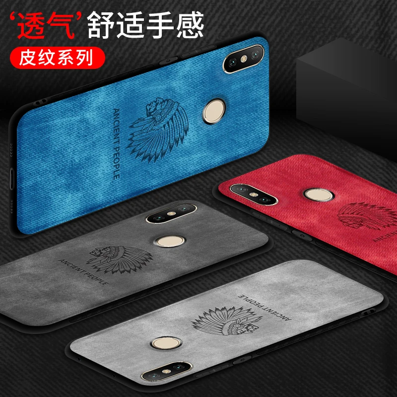 Чехол для Xiaomi Redmi 6 из силиконовой ткани мягкий чехол ТПУ 5 Plus / Note (Global)
