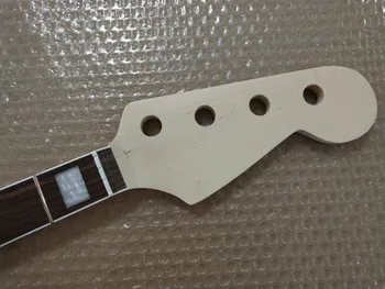 

Unfinished Jazz bass style guitar neck maple 20 fret rosewood fingerboard
