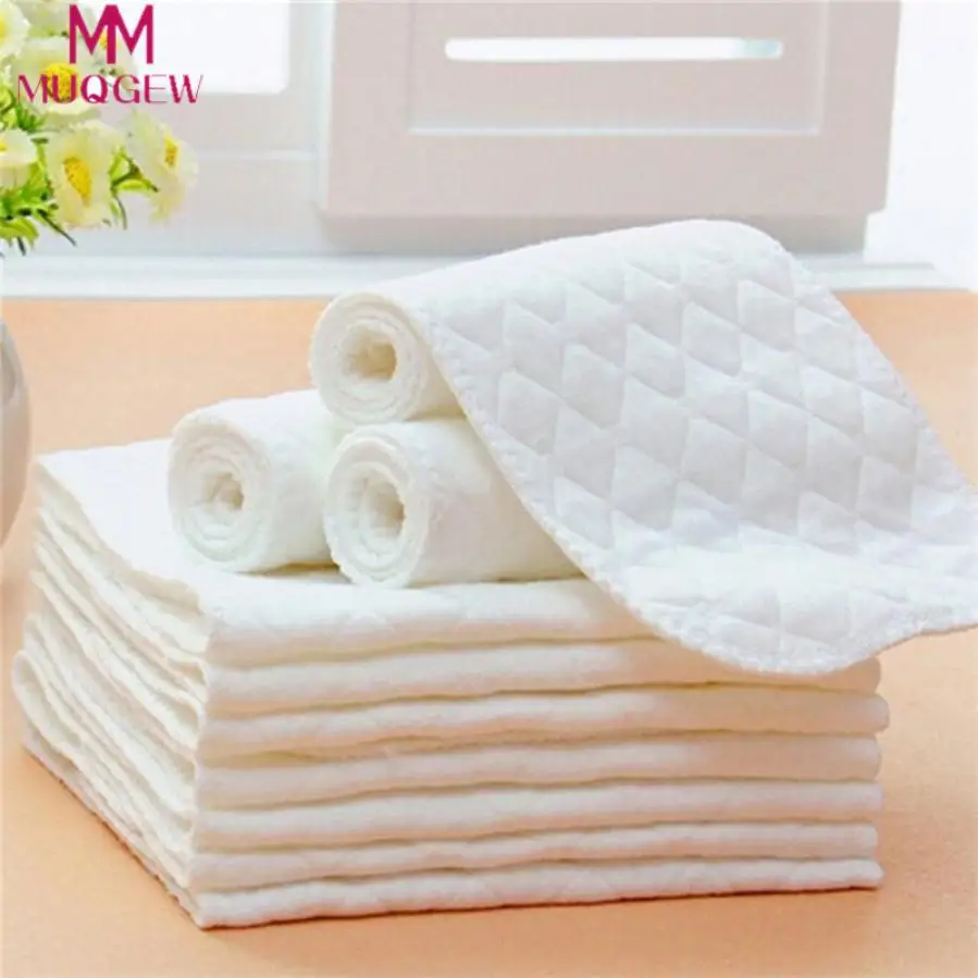 

5PCS Baby Diapers Bamboo Eco Cotton Disposable Diapers Nappy Baby Baby Reusable Diaper Changing Pad fralda de pano Wholesale