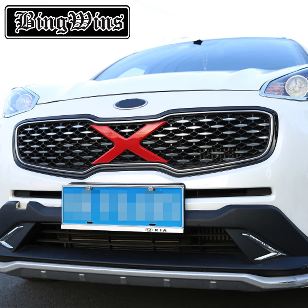 

TOP QUALITY FRONT RACING GRILL GRILLE CAR STYLING fit for NEW kia SPORTAGE KX5 2016 2017 FRONT GRILL RACING GRILL with free ship