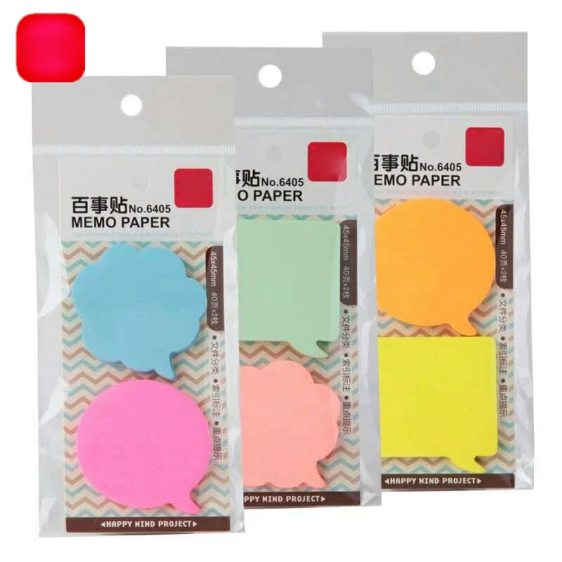 

80 sheets Korean Sticky Notes Creative Post Notepad Filofax Memo Pads Office Supplies School Stationery Scratch Paper