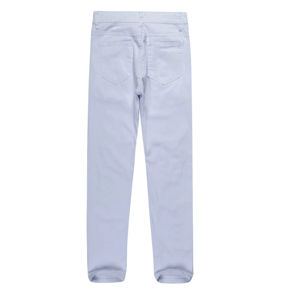 Mogatang мужские Джинсы Ripped Моды Узкие Брюки Slim Fit Мужчины Прохладно с Отверстием