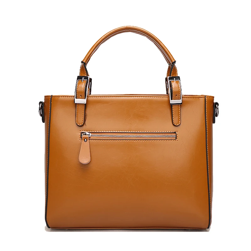 Koop Vrouwen Tassen Lederen Handtassen Vrouwelijke Bakken Grote Capaciteit Messenger Schoudertas Vrouwen Handtas Rits Solid Vintage Designer
