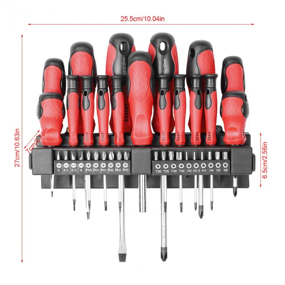 37 шт. многофункциональные хром-ванадиевые стальные отвертки и биты Винты/набор инструментов для ремонта