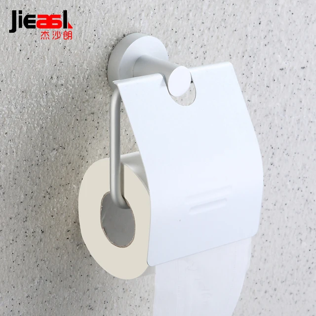 Toilet Paper Roll Part - 32: Space Aluminium Plastic Toilet Paper Holder Creative And Toilet Brush Wall Mounted Toilet Paper Roll Holder