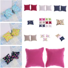 1/2/комплект из 3 предметов, милые миниатюрные кукольная мебель цветок ткань полный куклы-подушки аксессуары «сделай сам»