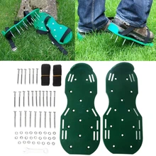 1 Pair Garden Yard Grass Cultivator Scarification Lawn Aerator Nail Shoes Tool LS'D Tool