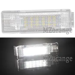 18 SMD СВЕТОДИОДНЫЙ свет номерного знака автомобиля лампы для VW Golf 4 5 6 Polo Jetta Passat Tiguan Caddy & для сиденья Altea Cordoba