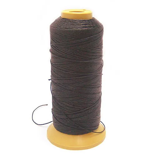 0,3 мм 0,5 мм 0,7 мм 0,9 мм 1 рулон полиэфирных нитей для изготовления бусин нитки для шитья ювелирных аксессуаров фурнитура - Цвет: Dark Brown