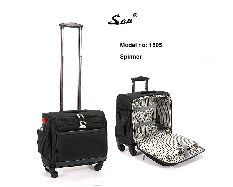 spinner Business travel 16 inch boarding suitcase air carry on luggage bag-in Carry-Ons from ...