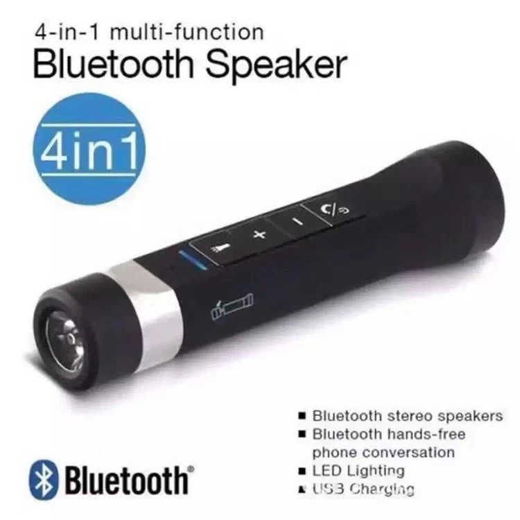 Беспроводной динамик 4 в 1 Bluetooth V3.0 беспроводной с микрофоном музыкальный плеер