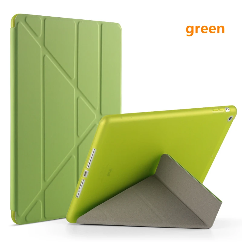 Чехол для ipad air Flip Stand Case для ipad 6 9,7 дюймов PU полный ударопрочный для ipad air 2 смарт-чехол для ipad air Case - Цвет: Green