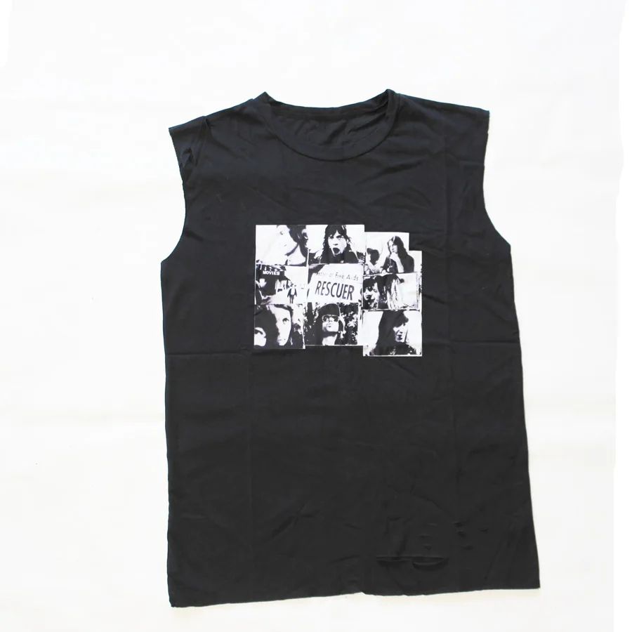 Модная футболка женская сексуальная Camisetas Mujer открытая в стиле панк-рок одежда
