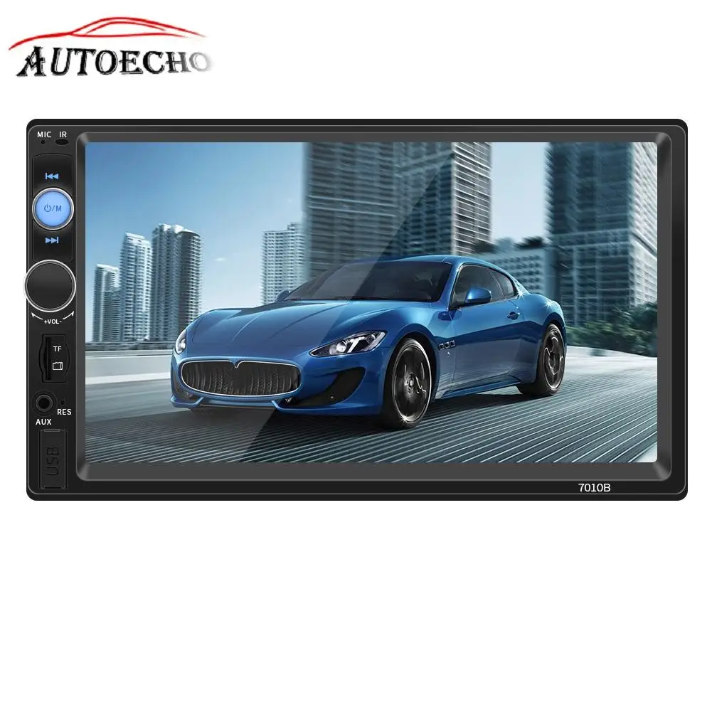 " 2 дин Mp4/Mp5 плеер 4*60 Вт HD видео Bluetooth Стерео Радио мультимедийный плеер поддержка TF У диска перевернутое изображение Сенсорный экран