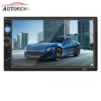 

7" 2 DIN Car Mp4/Mp5 Player 4*60W HD Video Bluetooth Stereo Radio Multimedia Player Support TF U Disk Reverse Image Touch Screen