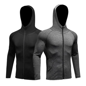 Yuerlian спортивная куртка весна осень зима езда по бездорожью Гонки Спортивная куртка одежда фитнес быстросохнущие пальто с капюшоном - изображение